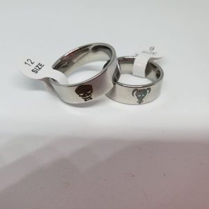 Joker & Harley Quinn Matching Rings